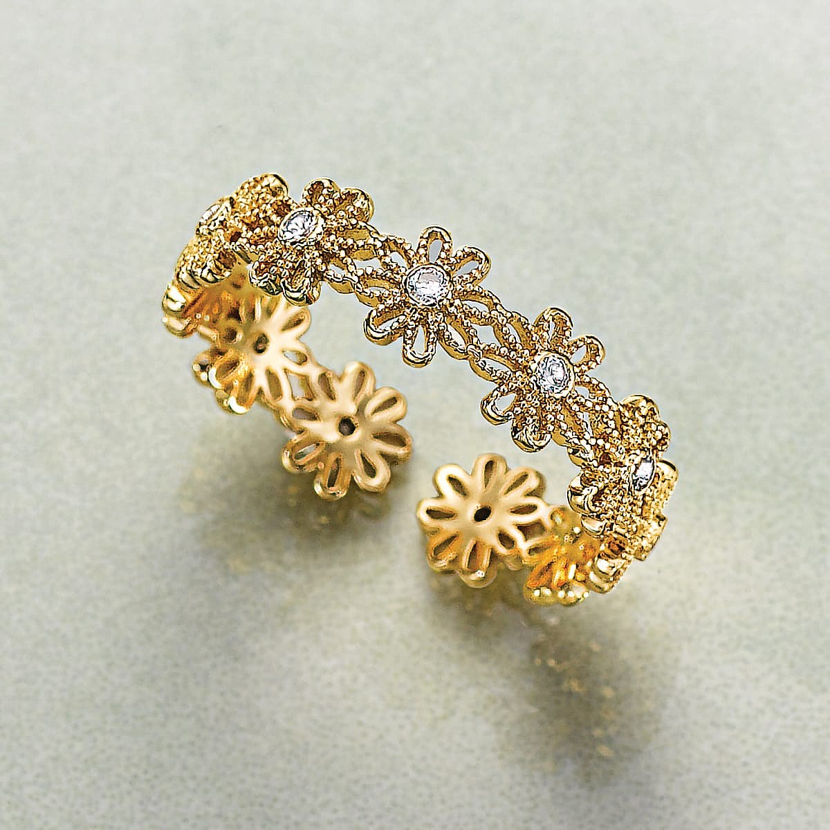 Bague Guirlande Dorée