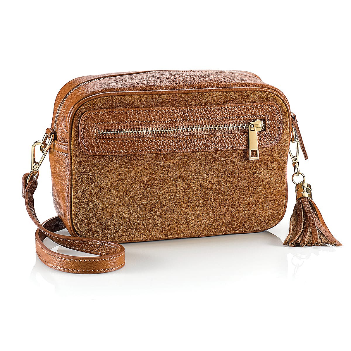 Sac Bandoulière Fauve Double Acte