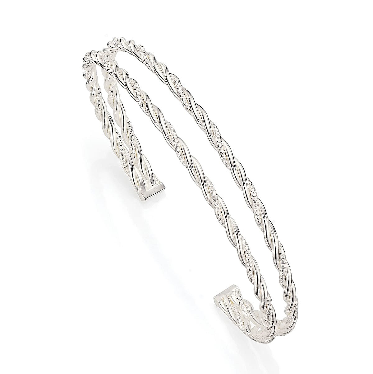 Bracelet en Argent Tout Encerclé