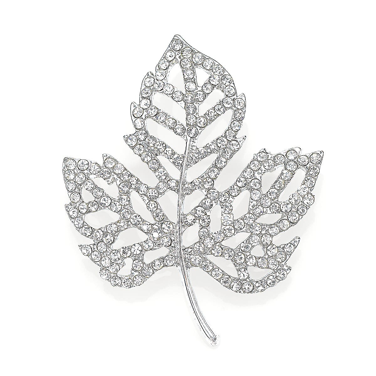 Broche Feuille de Dentelle