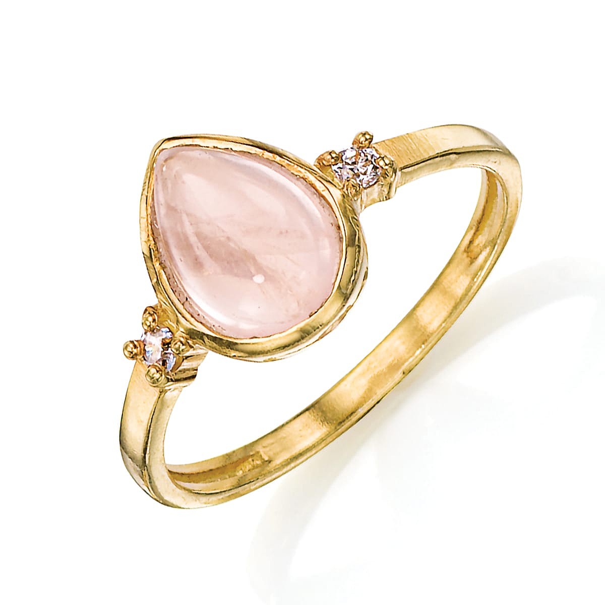 Bague Quartz Rose Amoureuse