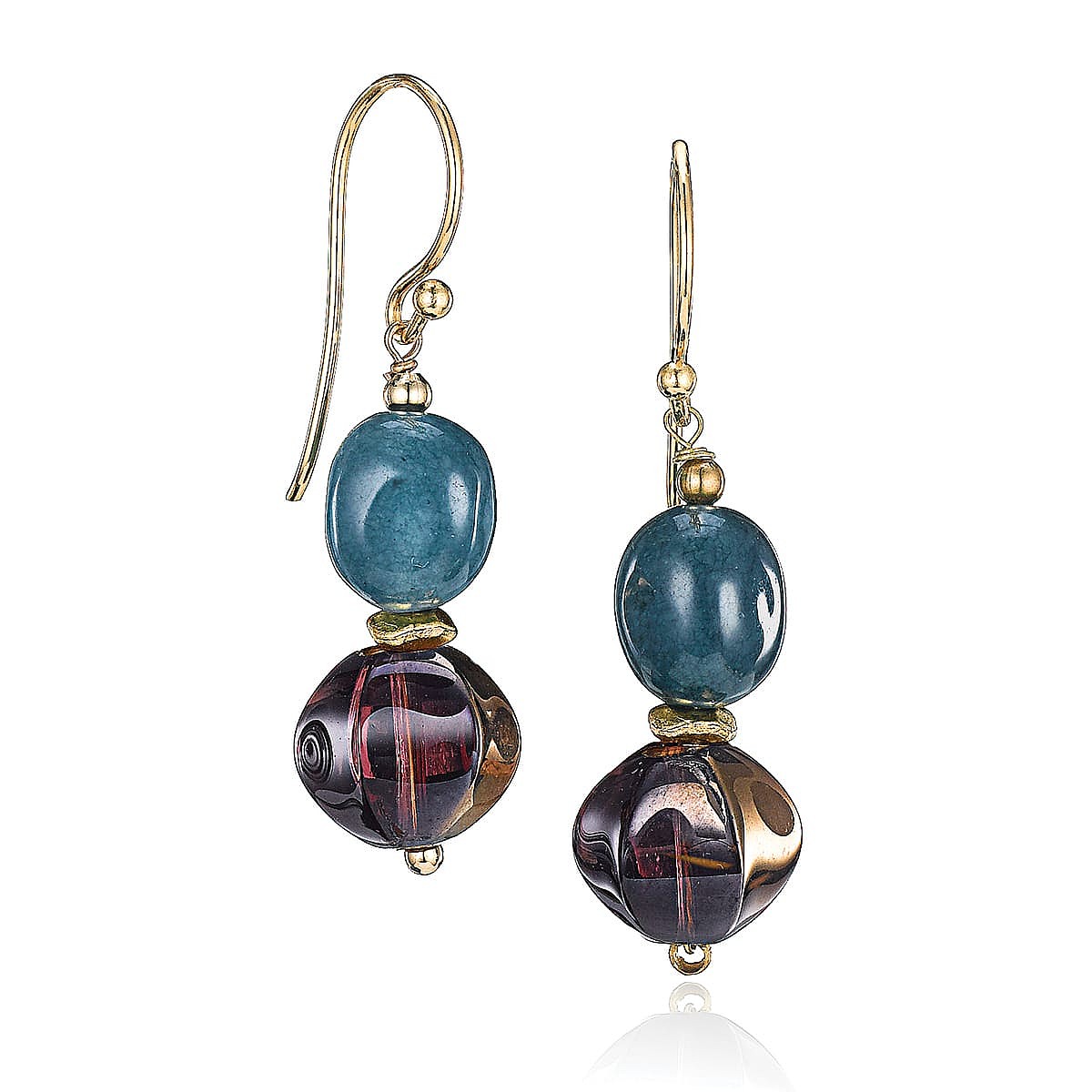 Boucles d'oreilles Ciel et Mer