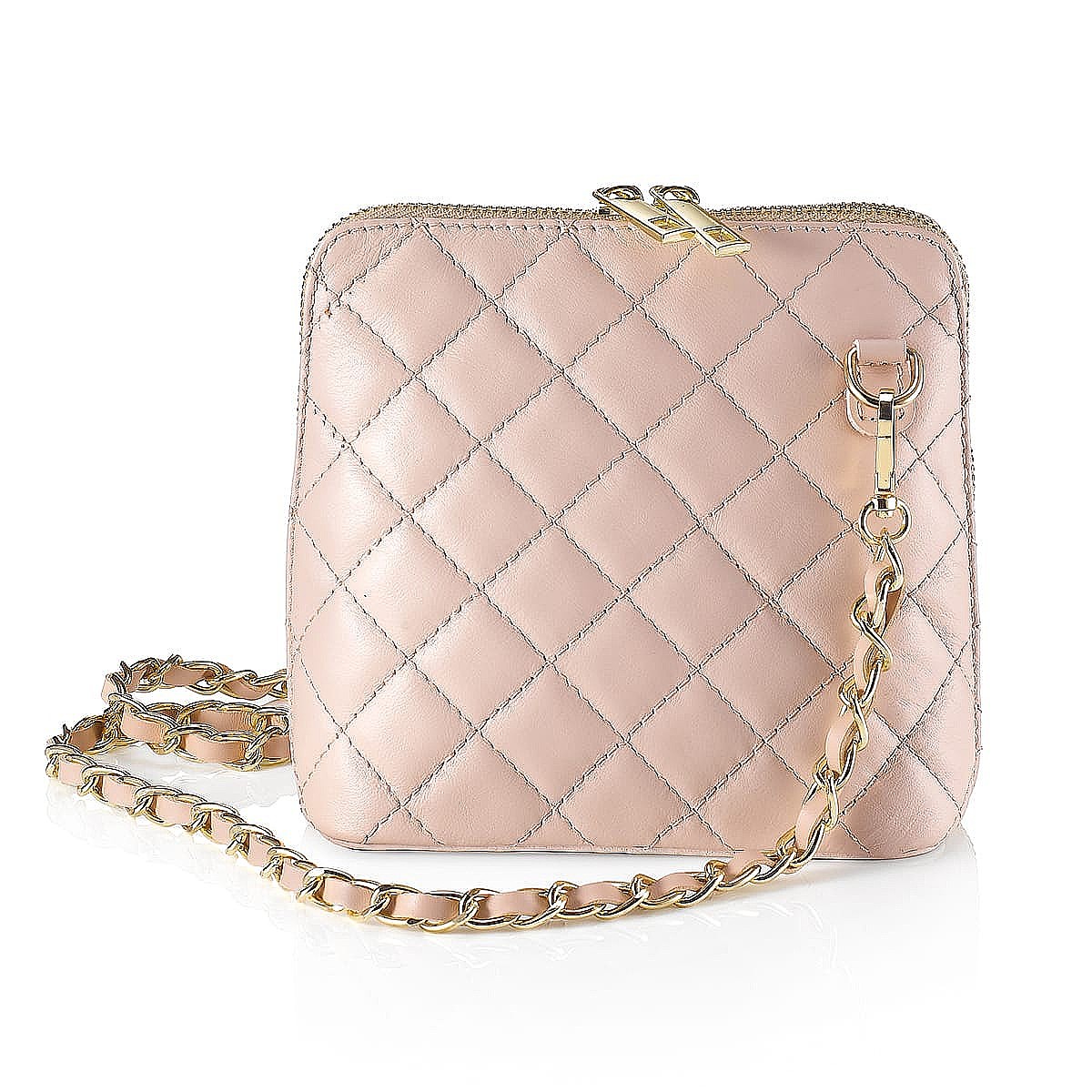Sac Bandoulière en Cuir Rose Glamour à Revendre