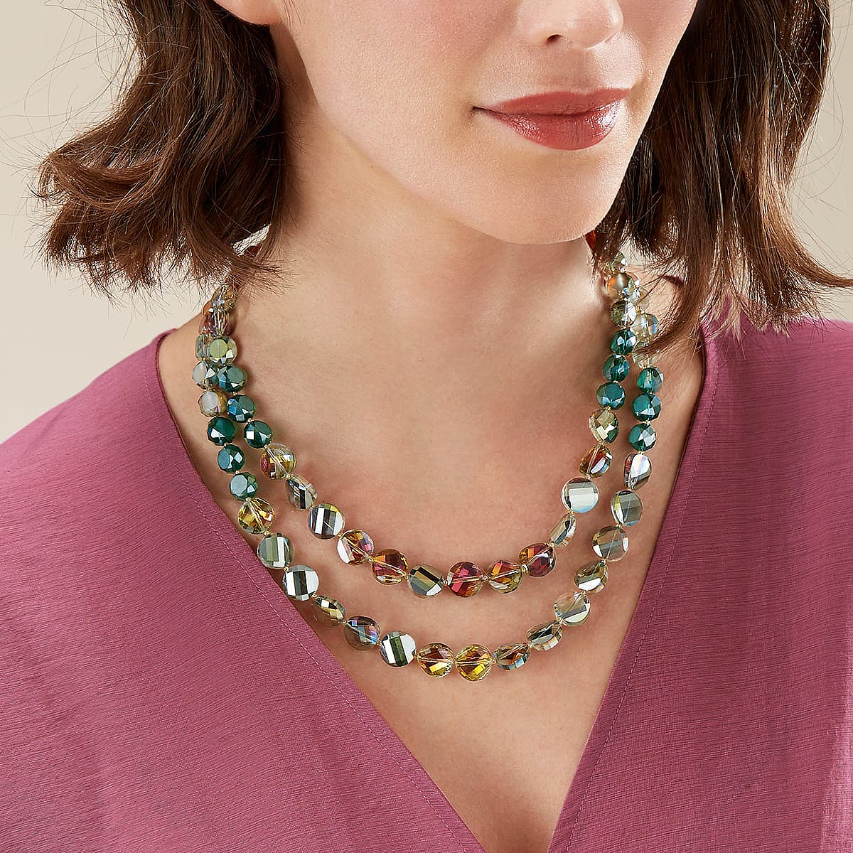 Collier Intrigue Iridescente
