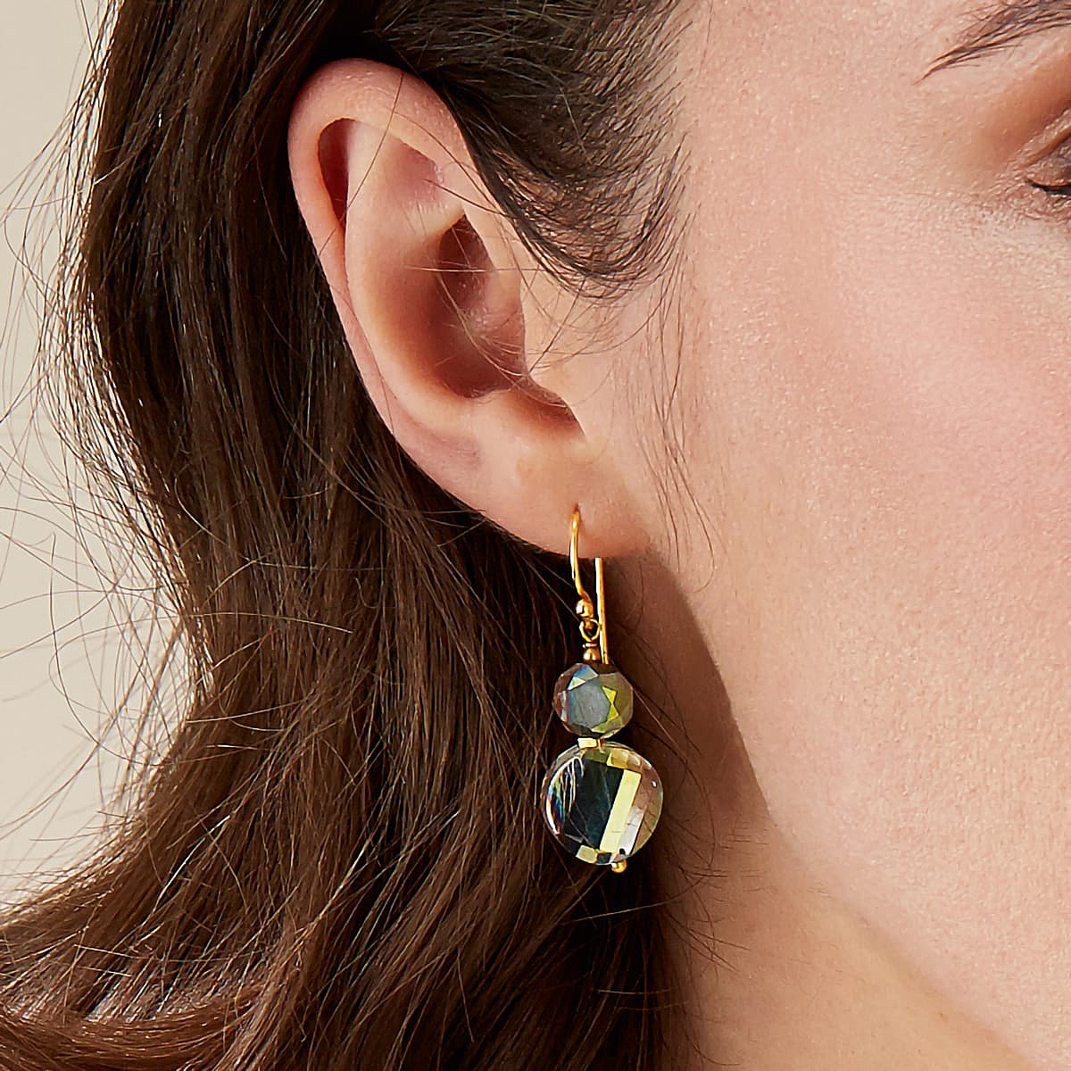 Boucles d'oreilles Intrigue Iridescente