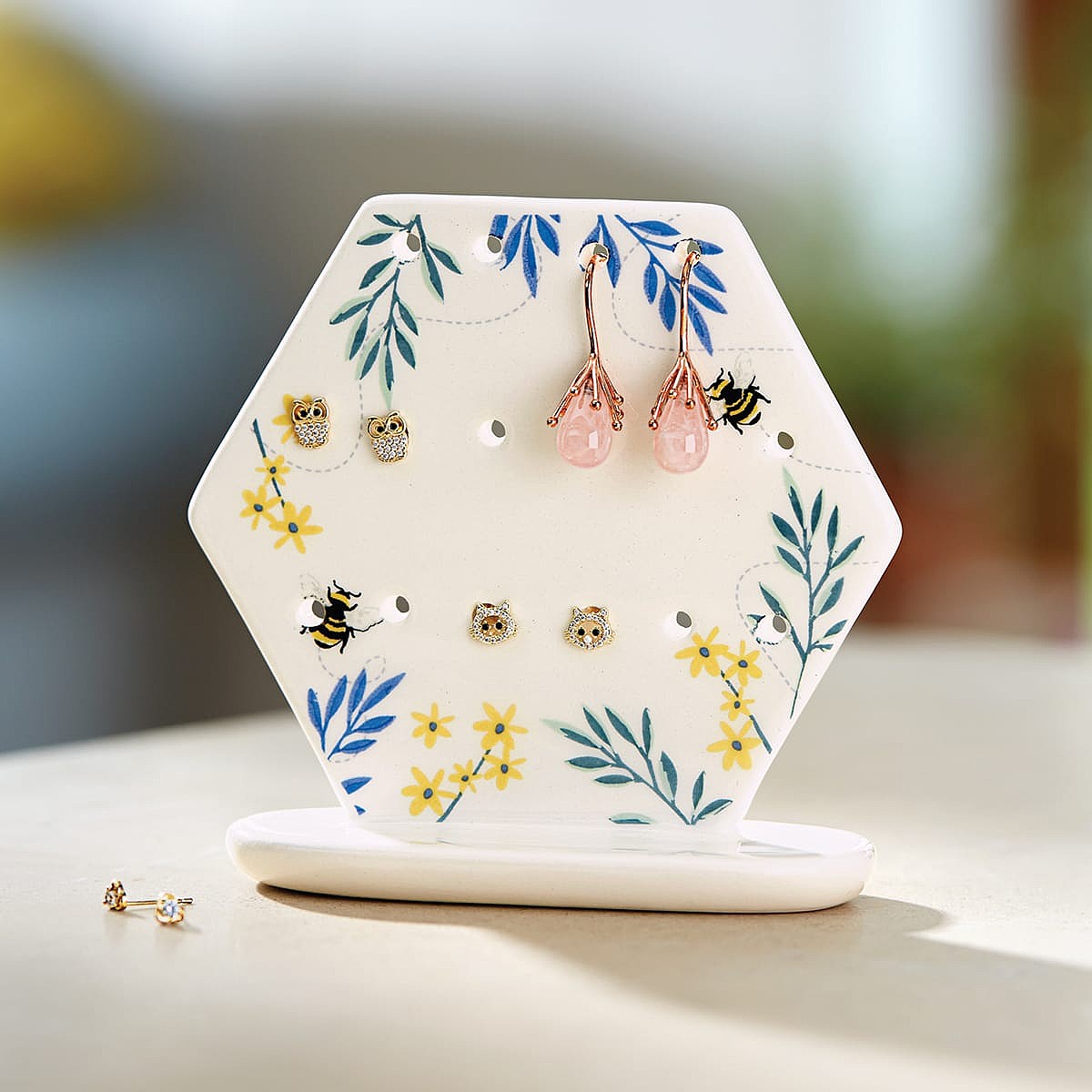 Porte-Boucles d’oreilles Belle Abeille