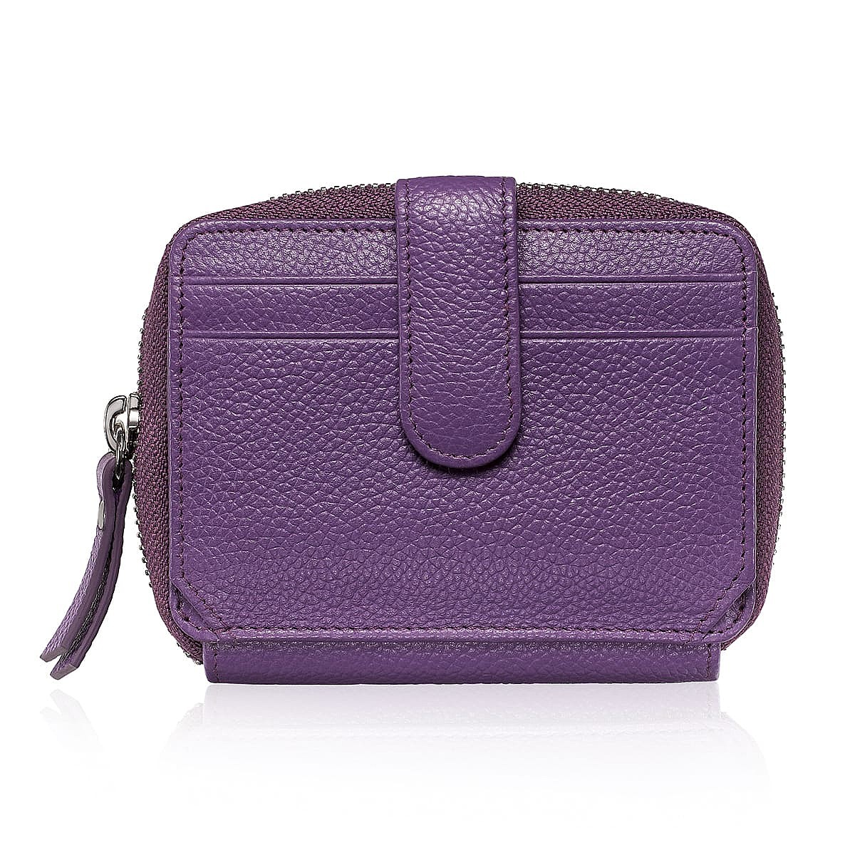 Porte-monnaie en Cuir Violet
