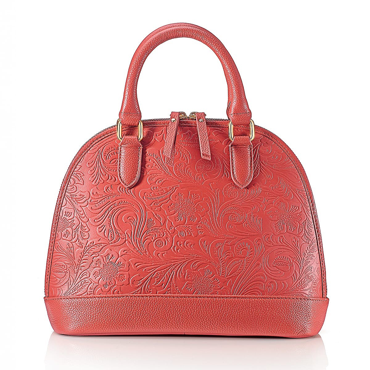 Sac en Cuir Corail Digne d’une Dame