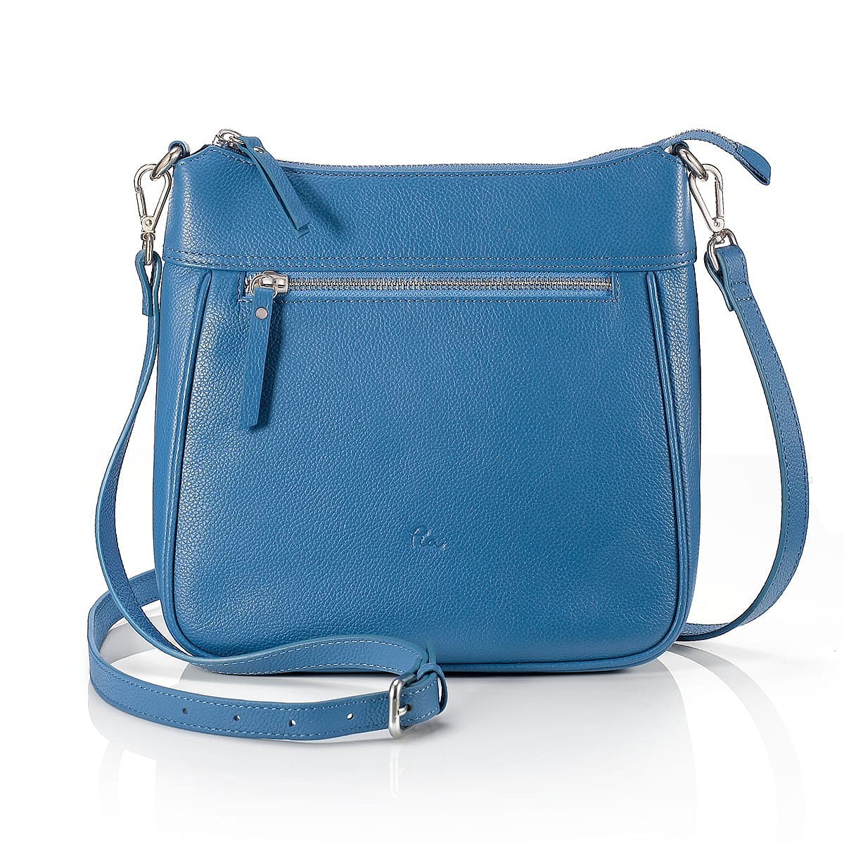 Sac Bandoulière en Cuir Bleu C’Est Parti