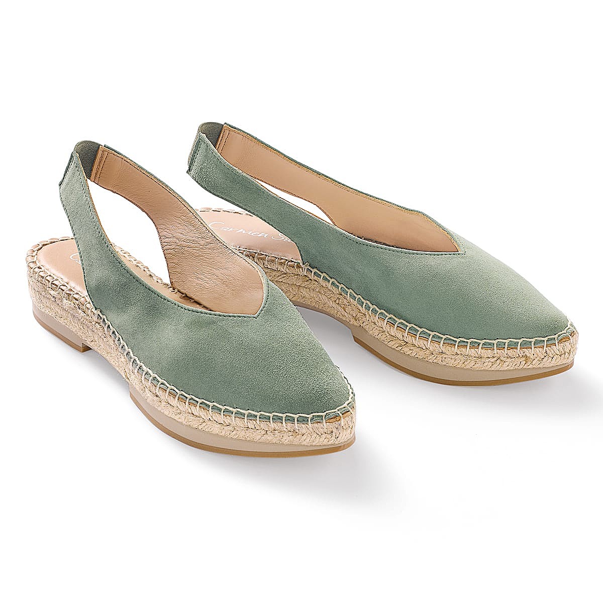 Chaussures à Bride Arrière Sauge