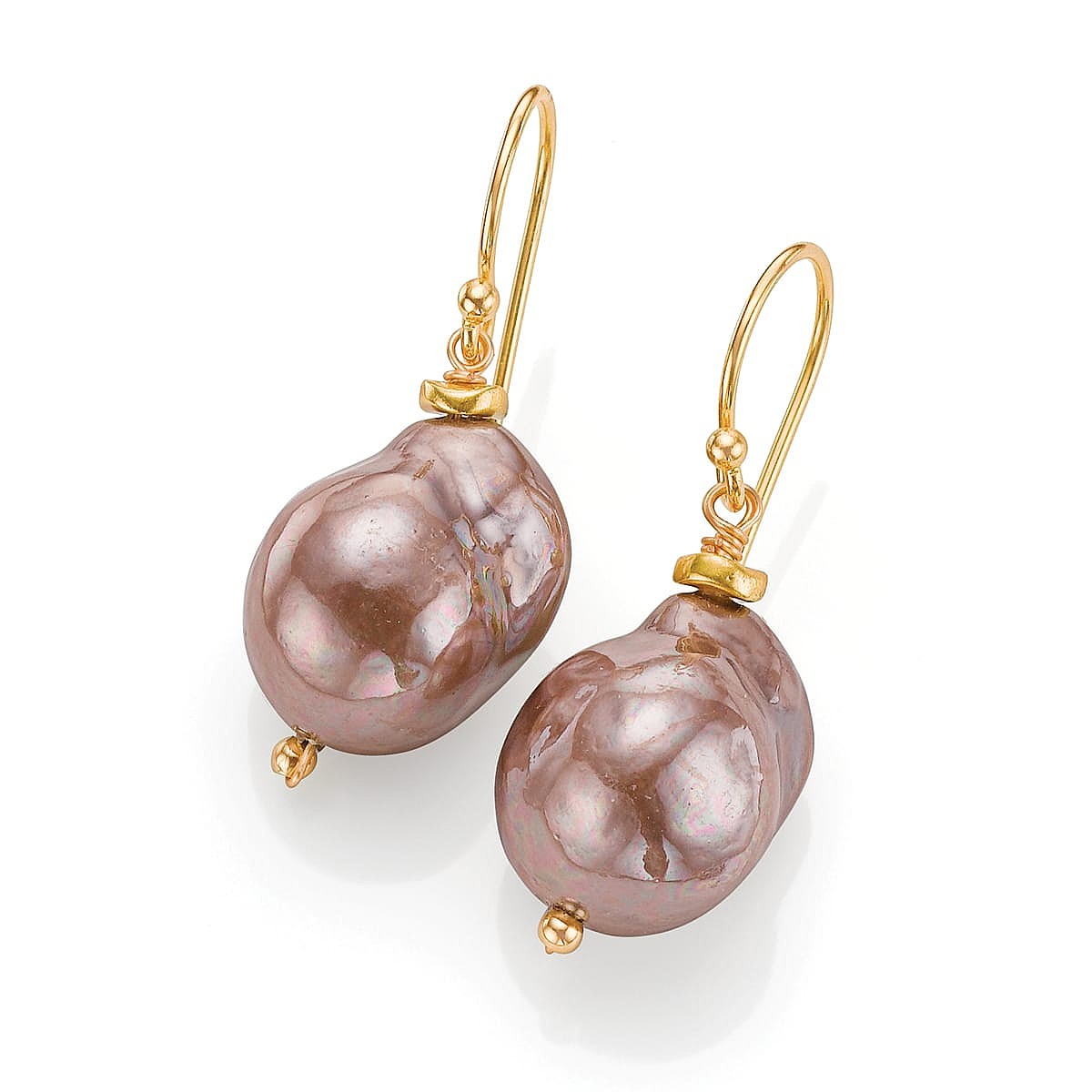 Boucles d'oreilles Voile Nacré