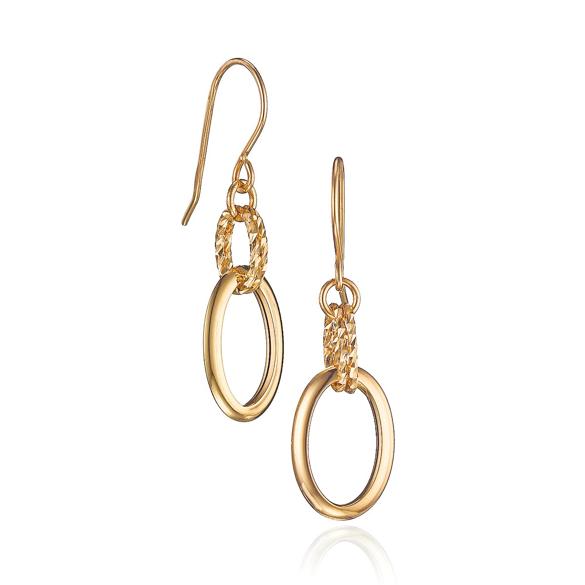 Boucles d’oreilles en Or Élégance Présentée