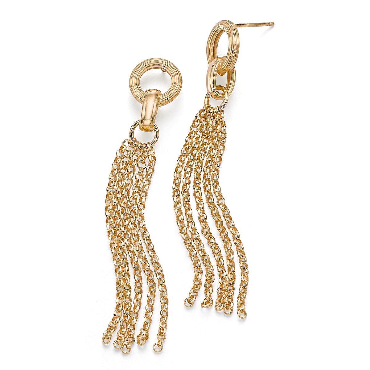 Boucles d'oreilles Plaqué Or Rythme des Choses