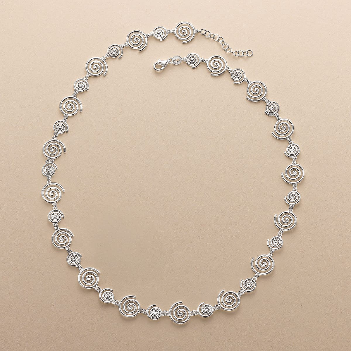 Collier en Argent Tourner les Têtes