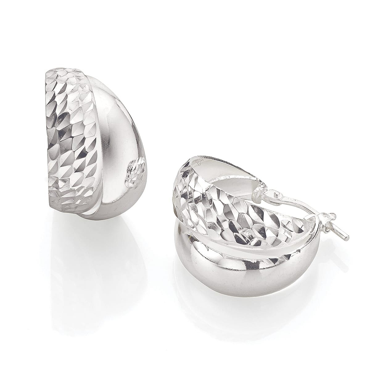 Créoles en Argent À l’Unisson