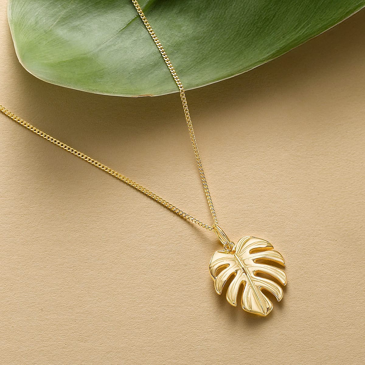 Pendentif Monstera Tropical