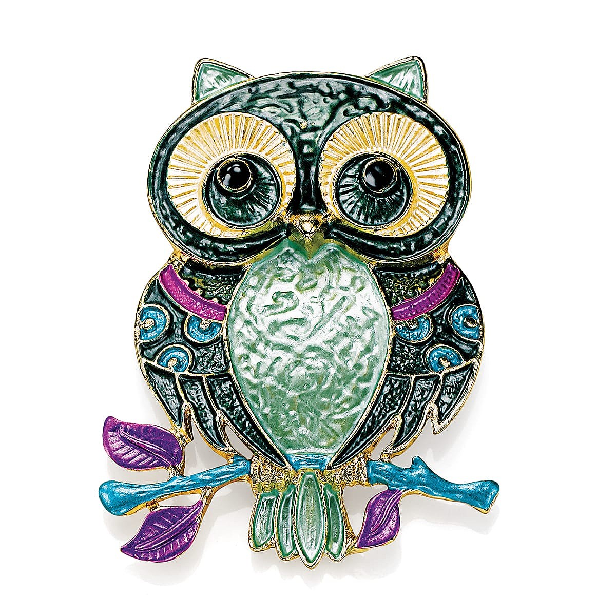 Broche Yeux d’Hibou