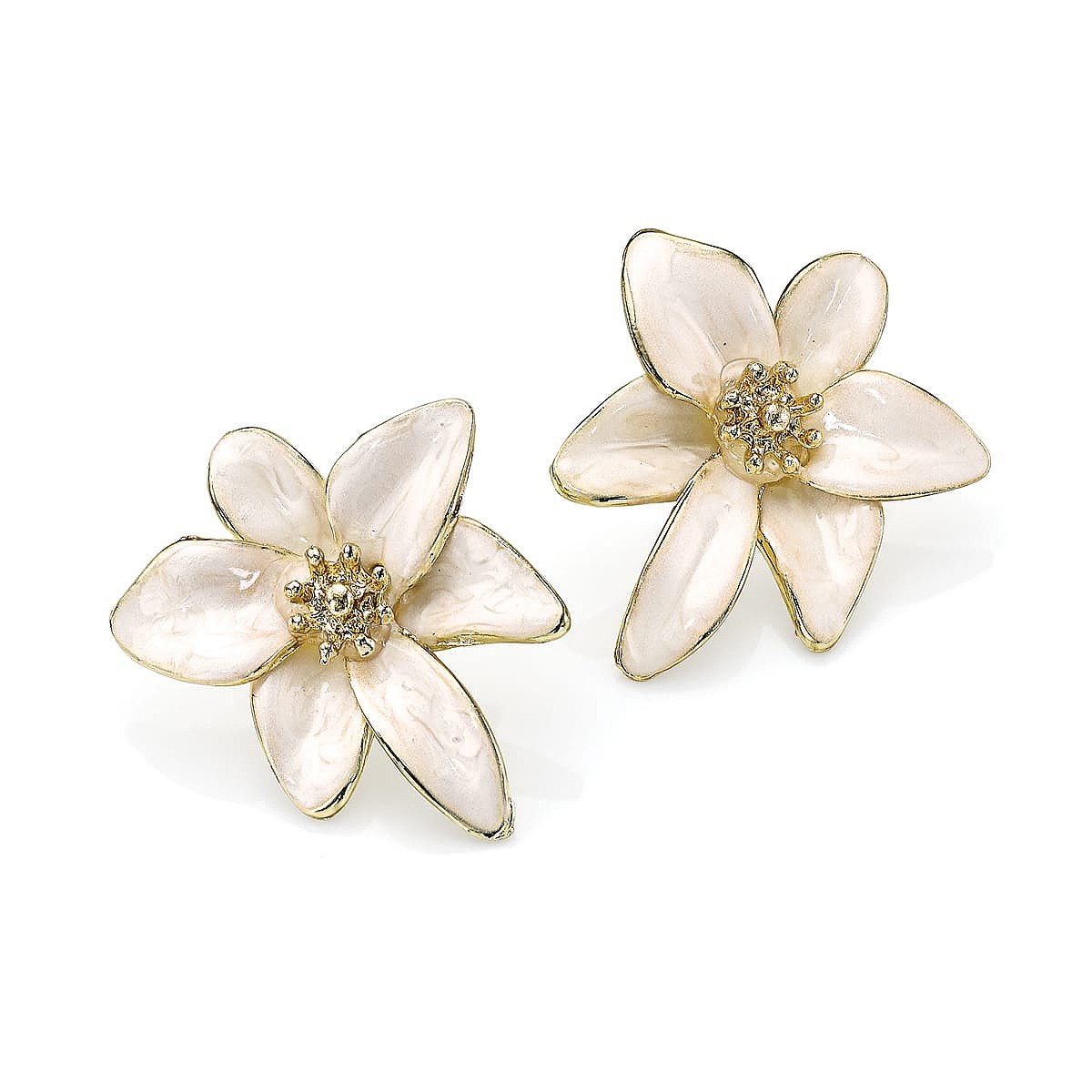 Boucles d'oreilles à Clip Belle Fleur