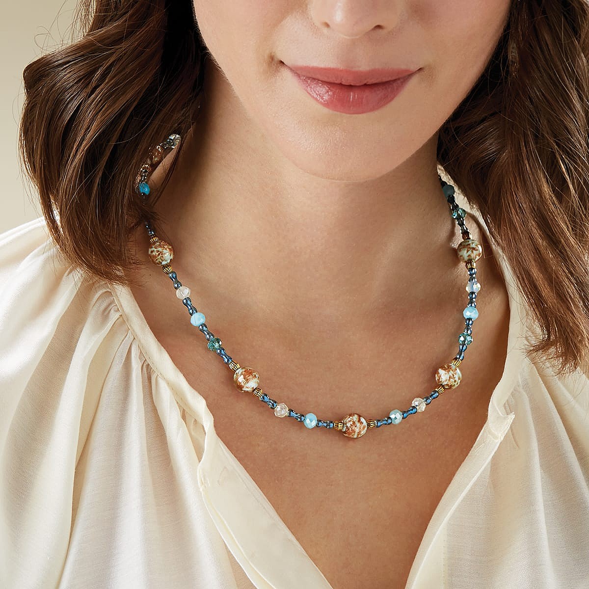 Collier Murano Au Crépuscule