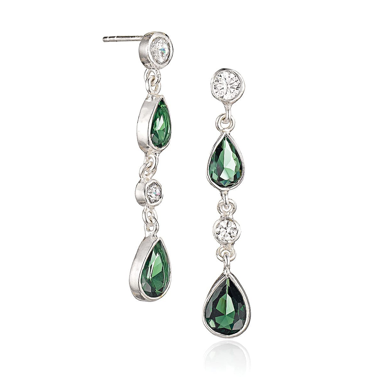 Boucles d'oreilles Cœur de Lierre