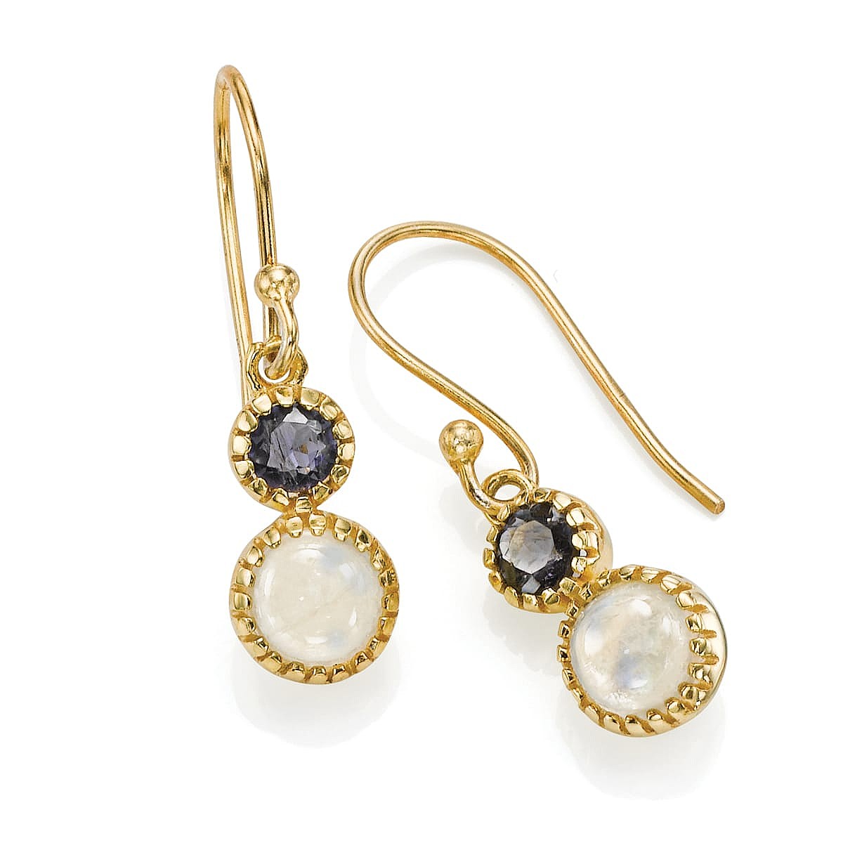 Boucles d'oreilles en Pierres Tête Dans les Nuages