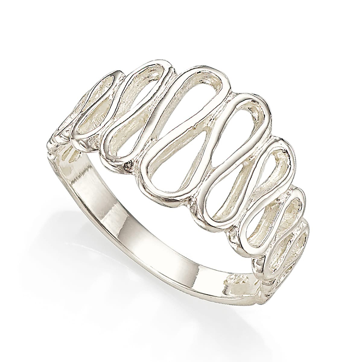 Bague en Argent Hauts et Bas