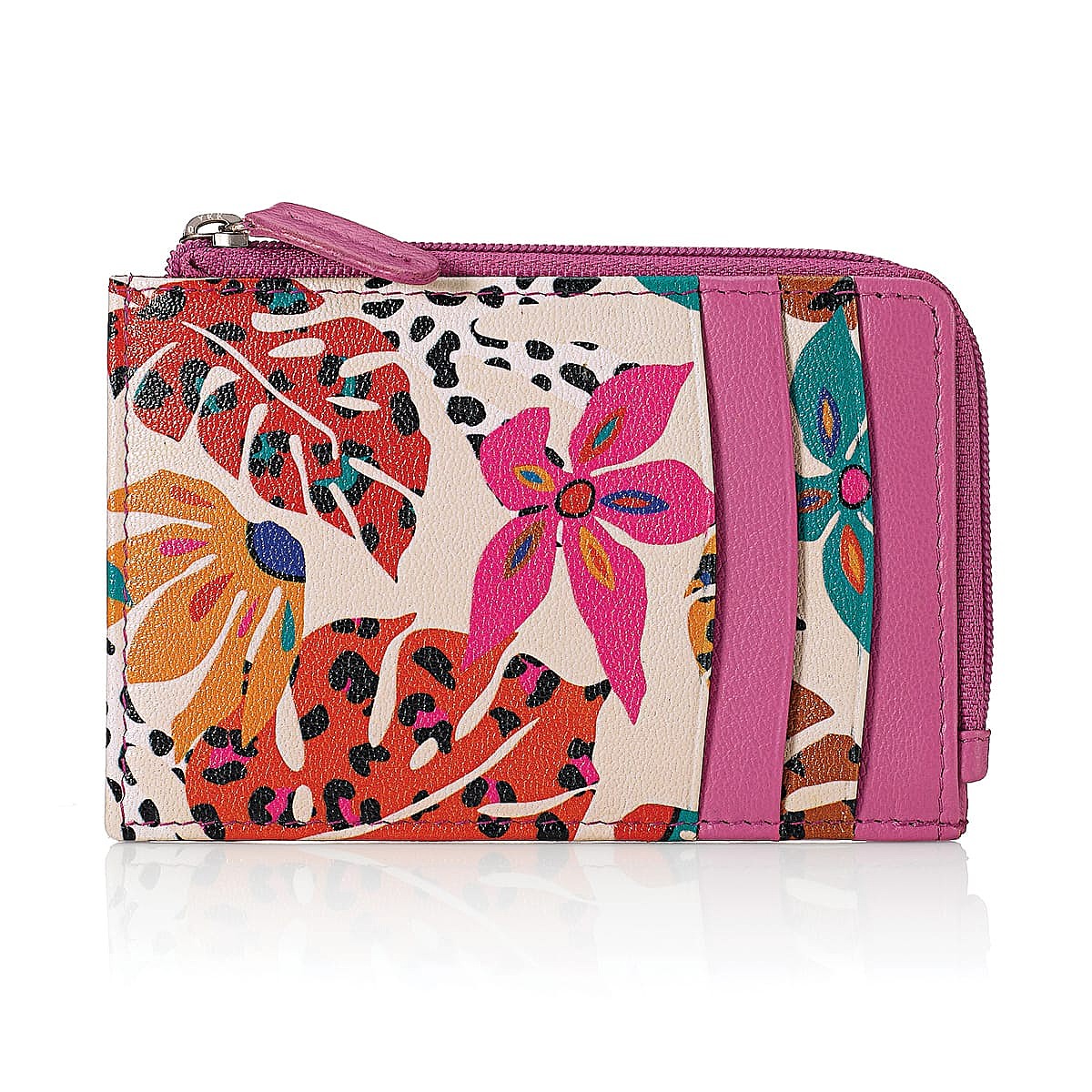 Porte-Cartes en Cuir Allure Animale