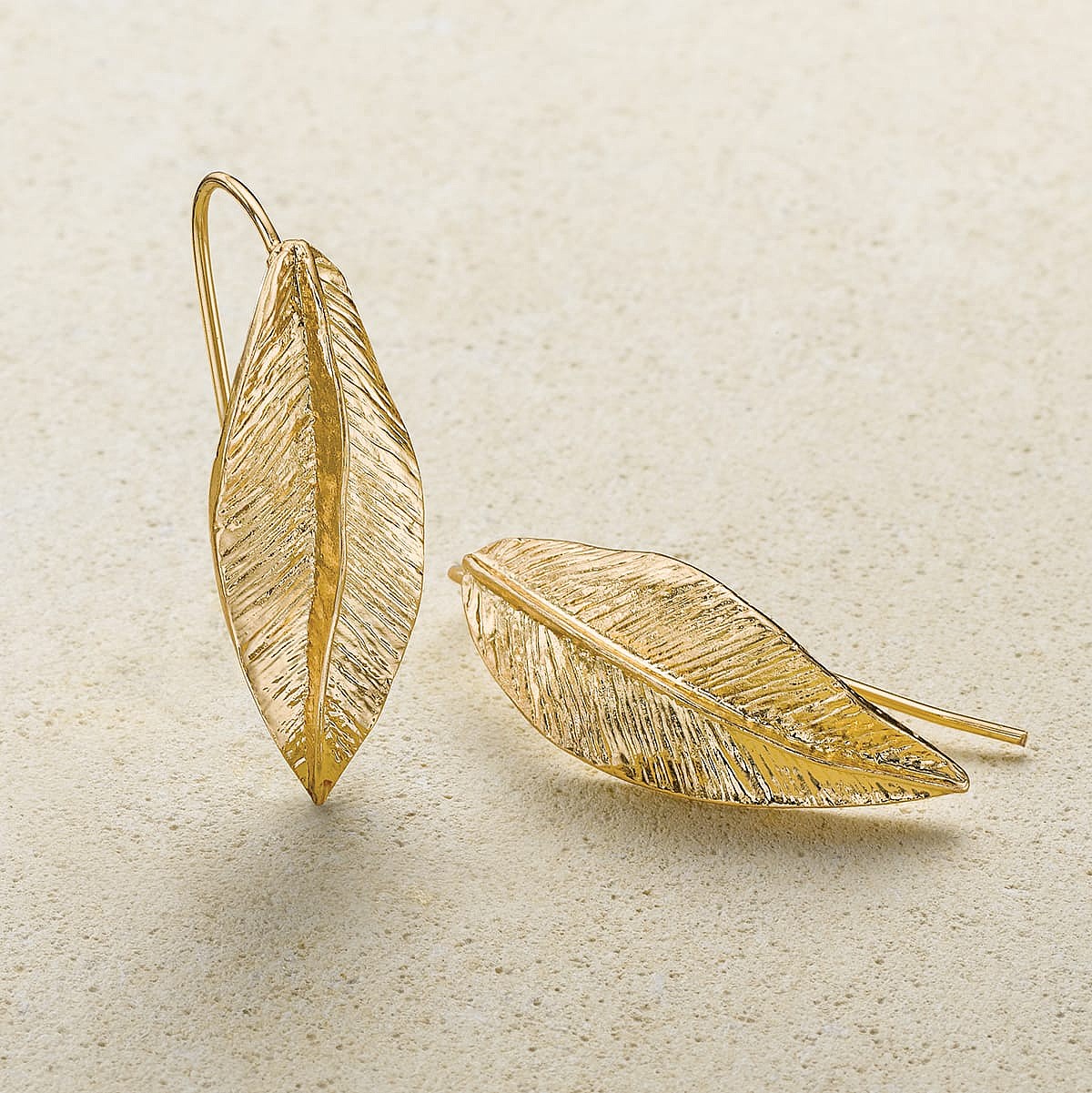 Boucles d'oreilles Fine Feuille