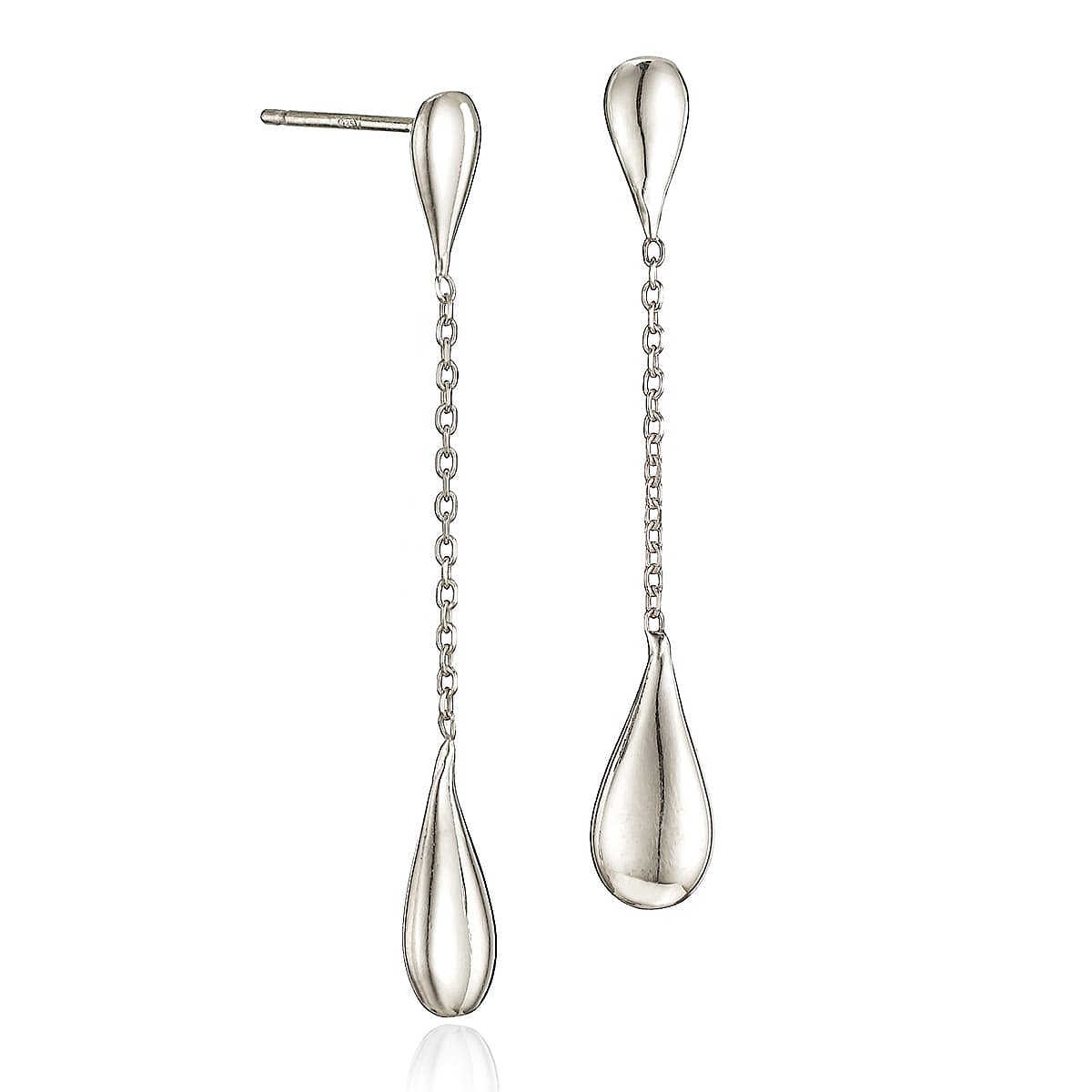 Boucles d'oreilles en Argent Que la Pluie Tombe
