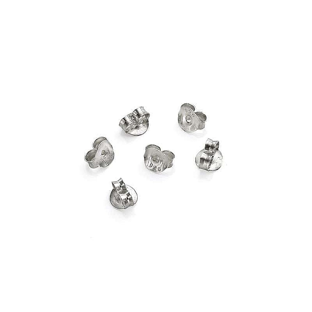 Poussoirs Boucles d'Oreilles Argentés Pia Bijoux