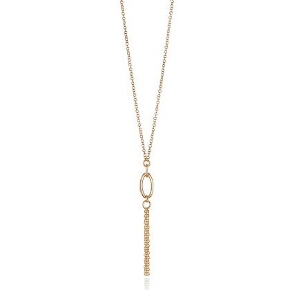 Collier Vintage Or Maillons En épi - Fermoir Clip - État Impeccable - Sans Marque
